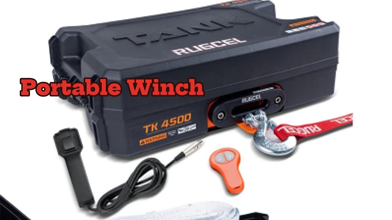 TK4500RUGCEL Portable Electric Winch