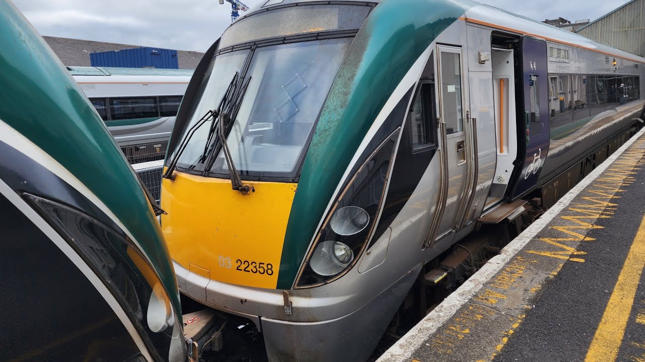 Various Iarnród Éireann (Irish Rail) Station approaching announcements
