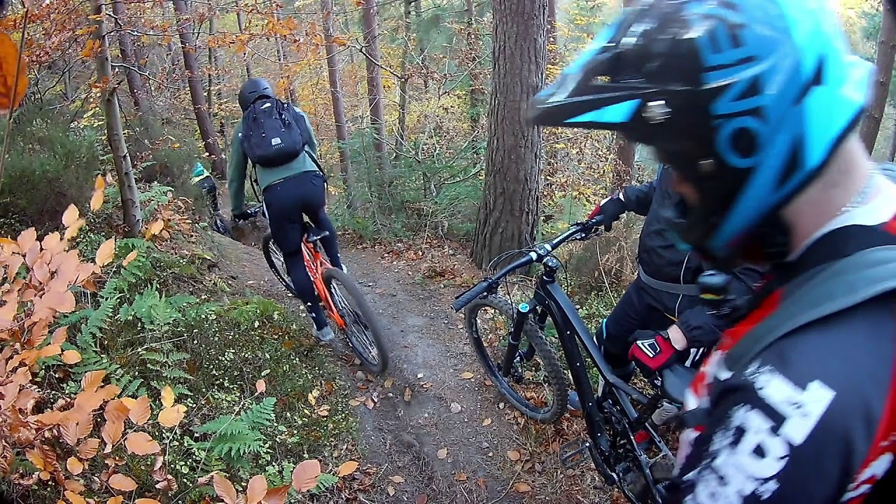 Chopwell Woods - A few amateurs trying to get good. Lots of crashes! MTB Trail