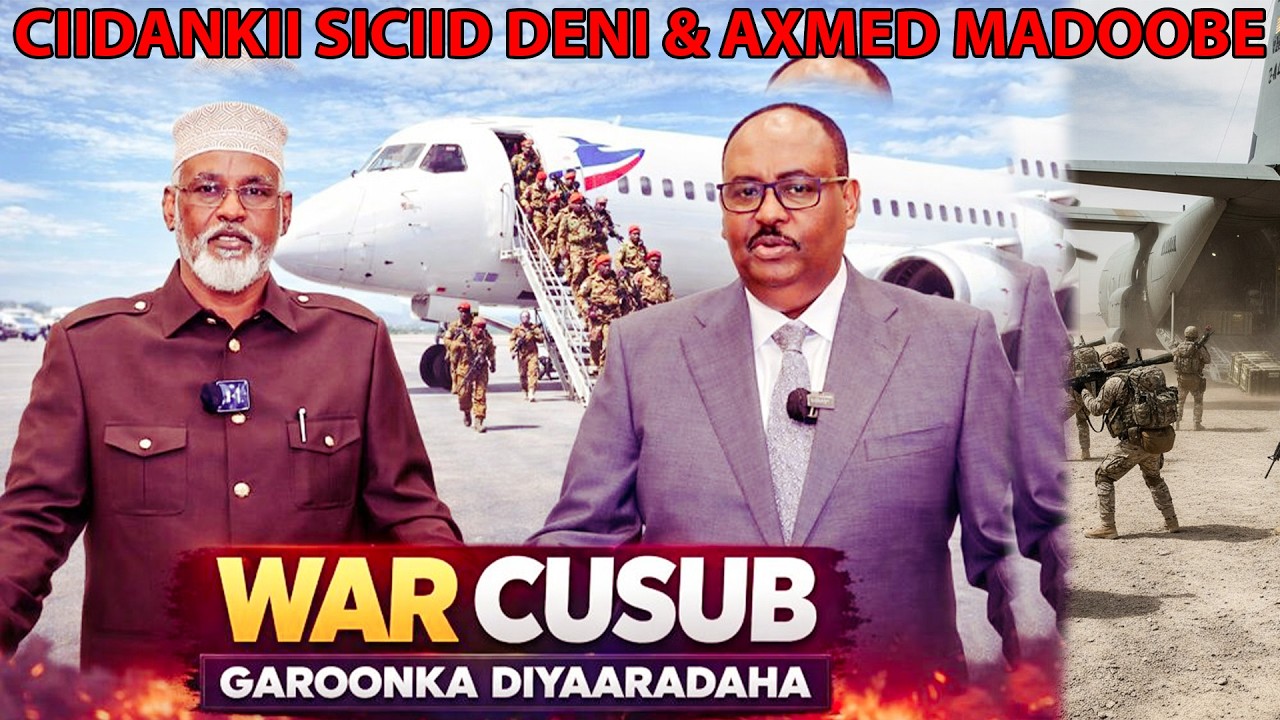 DEG DEG Taliyihii Ciidankii Axmed Madoobe & Sacid Deni  Amaankiisa Sugi lahaa oo Muqdisho kaso dagay