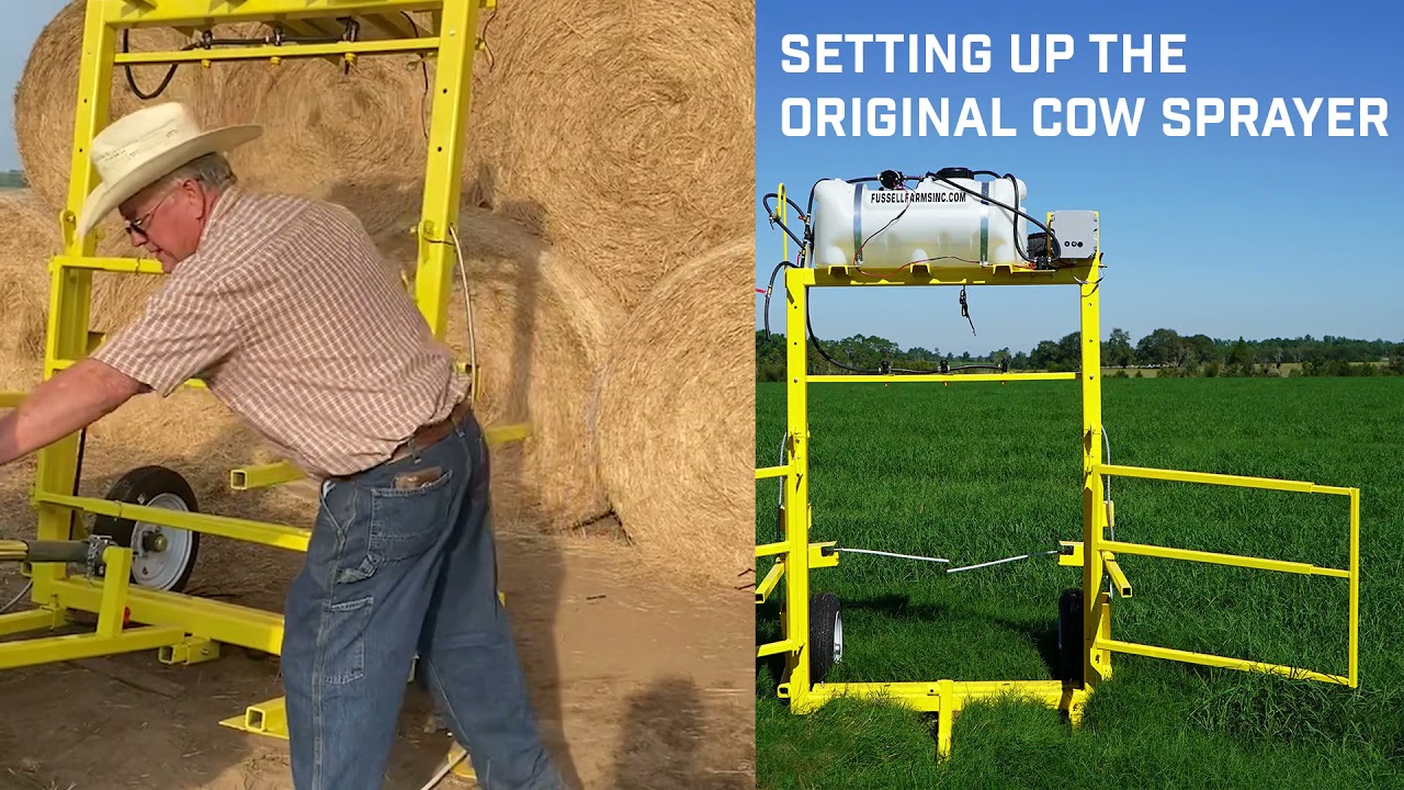 Fussell Farms Cow Sprayer - Setup How To