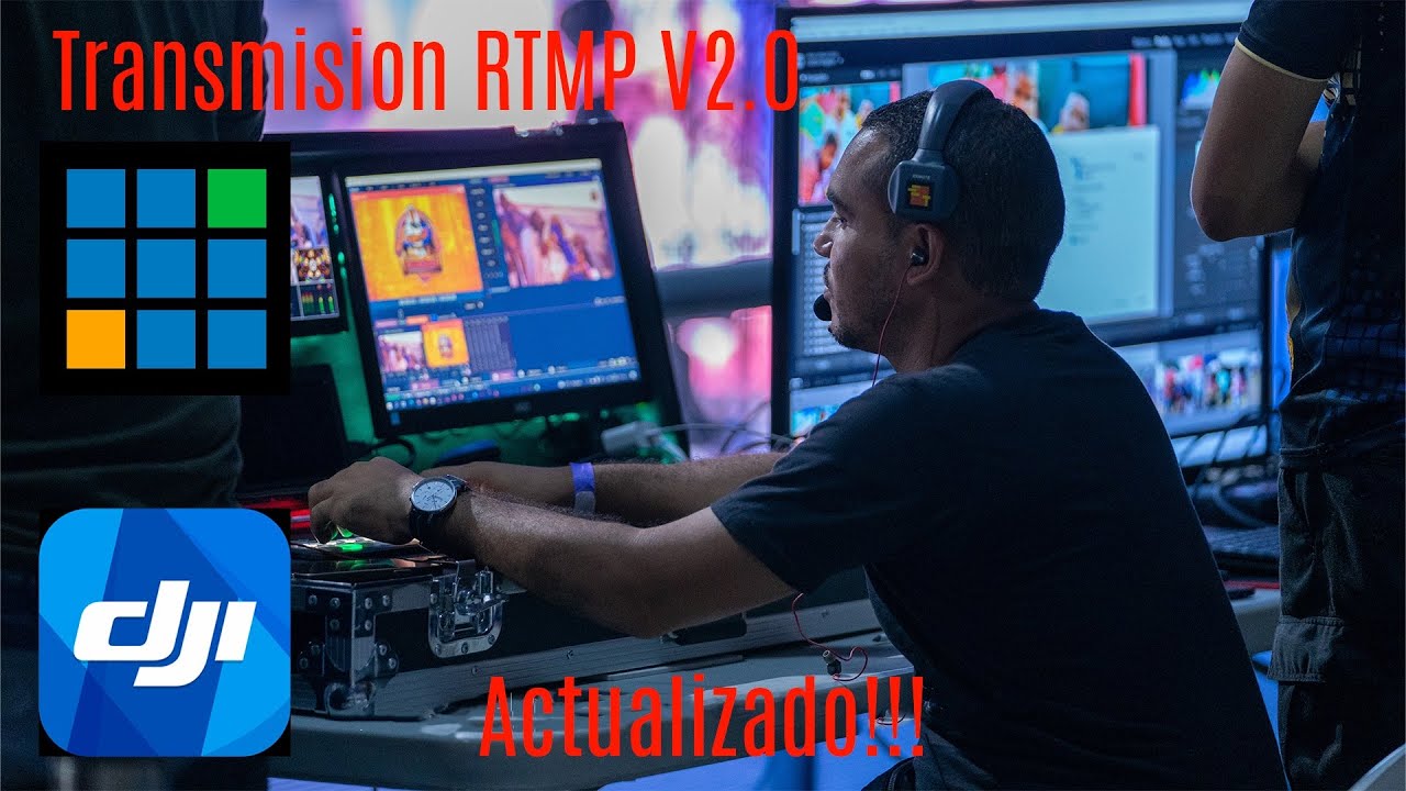 Tu Drone DJI a vMix mediante RTMP -  ACTUALIZADO