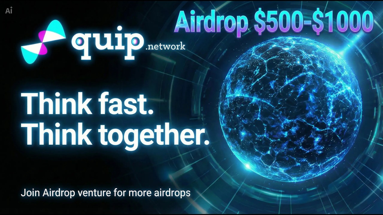 Crypto Earning Without Investment | Quip Network Airdrop 🪂& Free Farming Explained