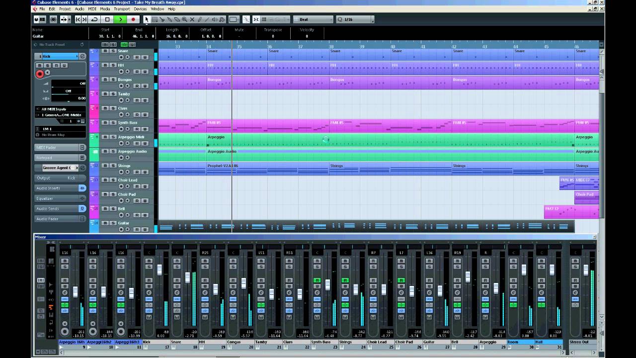 Berlin - Take My Breath Away (Instrumental Cover)