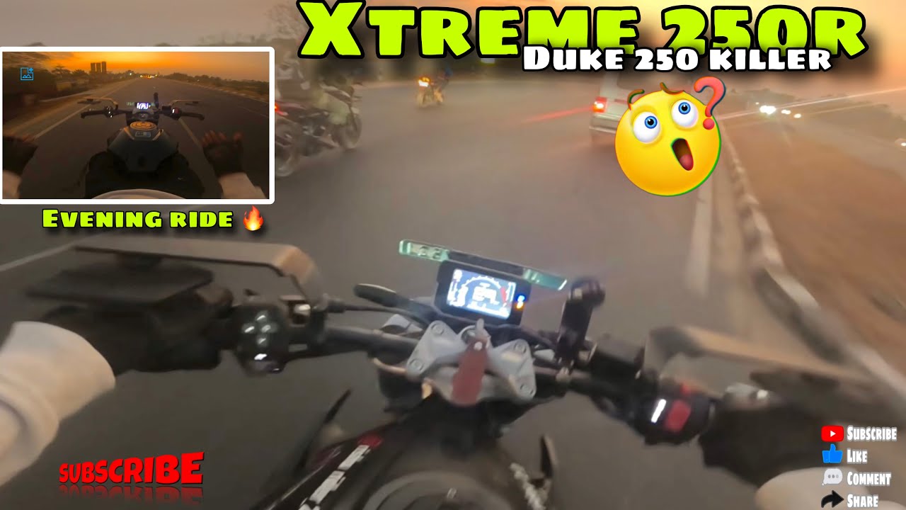 Xtreme250r duke killer 😍|| evening ride karke maja aagaya 😍||
