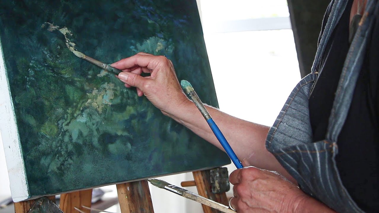 Artist studio visit with LAUREL HOLMES