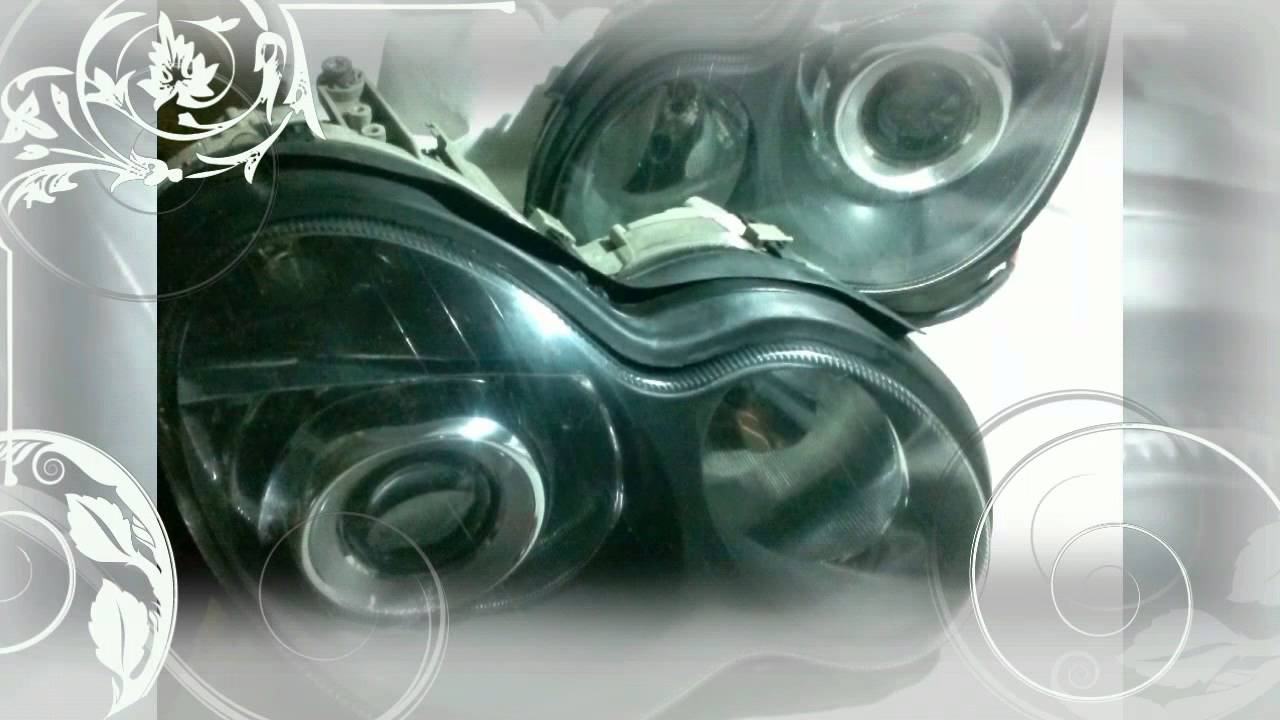 Mercedes W203 c-klasa rzeróbka zwykłych reflektorów