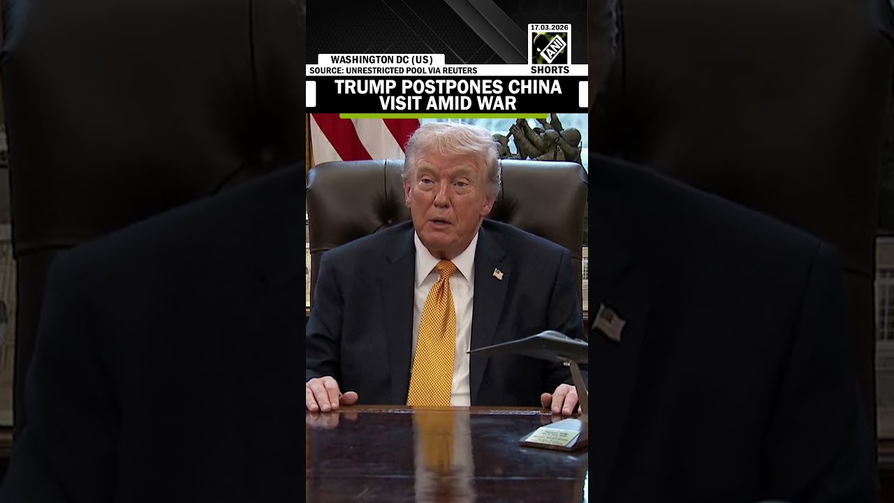&lsquo;Because of the war, i have to be here&rsquo; Trump postpones China visit amid Iran war