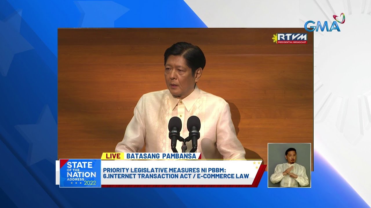 Pres. Marcos Jr. proposes internet transaction or E-Commerce Law as priority measure
