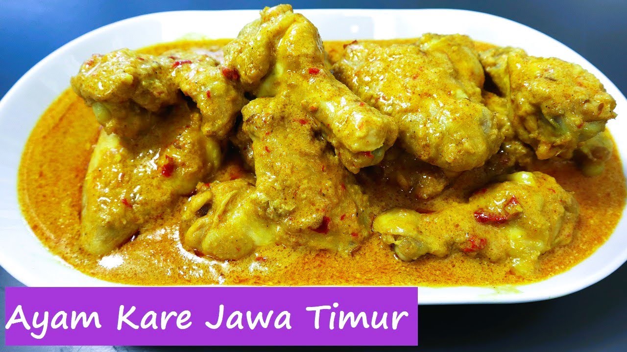 Resep ayam kare khas Jawa Timur rasanya luar biasa..! cocok untuk menu lebaran ketupat lontong..