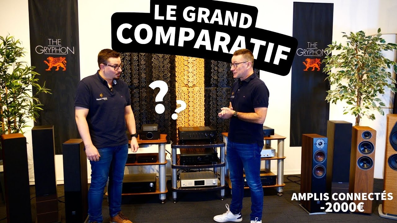 COMPARATIF AMPLIS CONNECTÉS MOINS DE 2000€