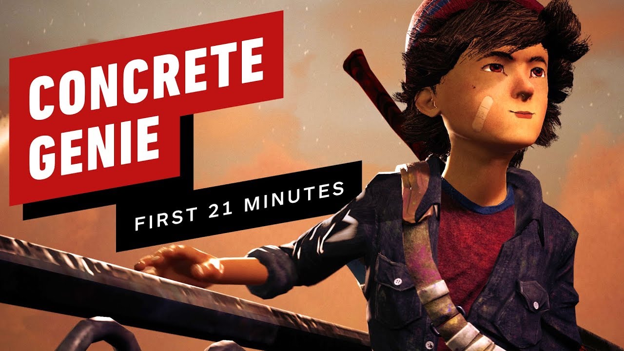 The First 21 Minutes of Concrete Genie Gameplay