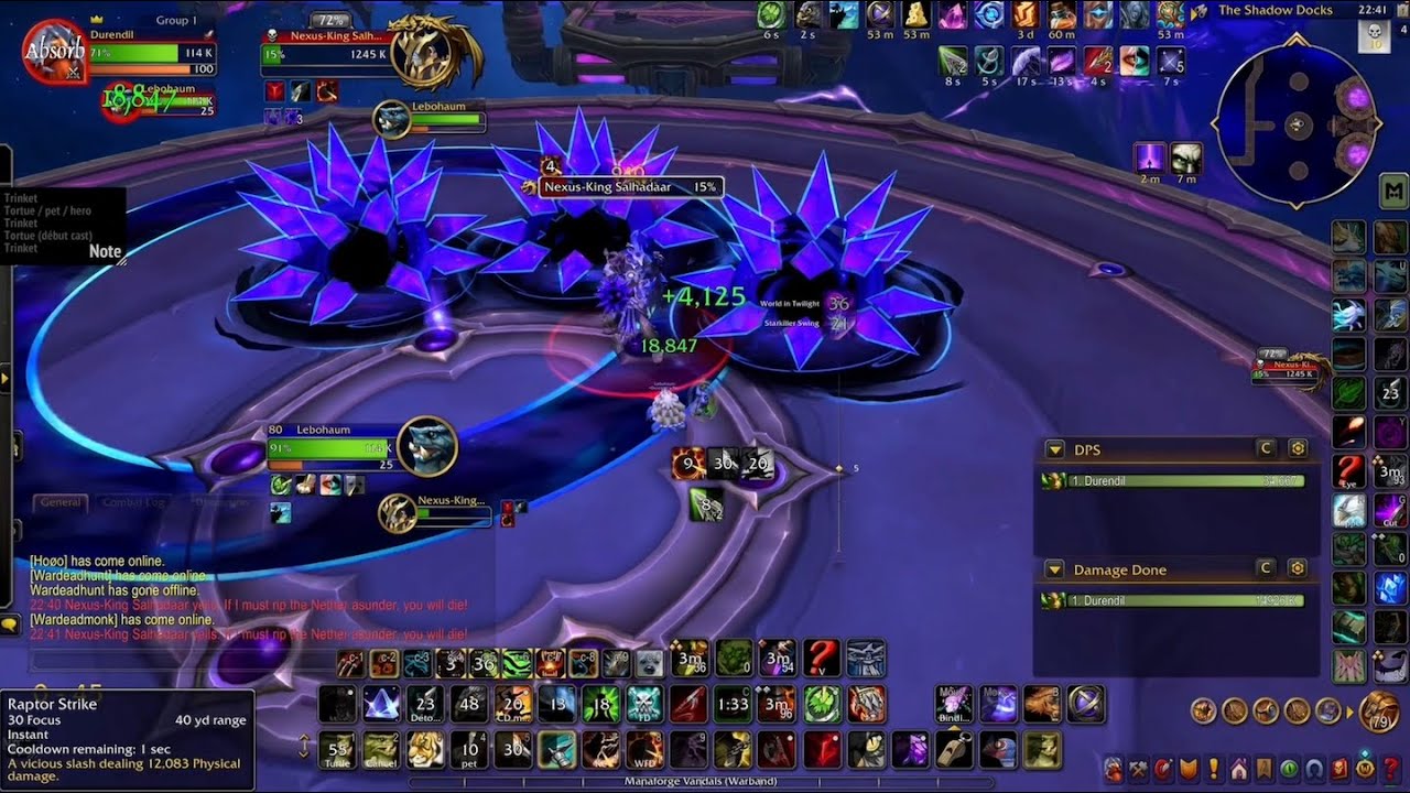 Hunter solo - Durendil vs Nexus King Salhadhaar