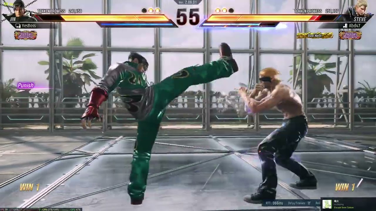 JIN vs STEVE | Tekken 8 Rank Season 2 ( ULTRA GRAPHICS )