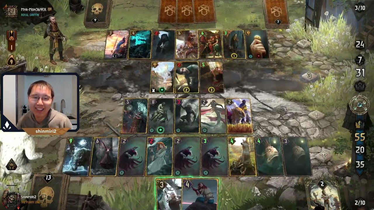 2x Compass Beasts SK vs Myamon Jackpot Magpie! Gwent Pro Rank Gameplay