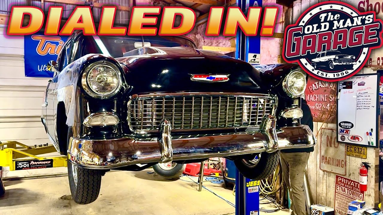 NEW ATM 4 CIRCUIT DOMINATOR CARBURETOR IS CRISP!!! 555ci BIG BLOCK 55 Chevy is DIALED IN!