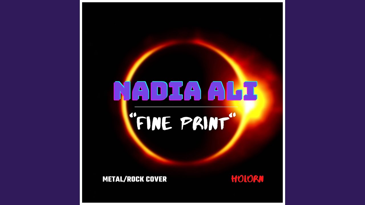 Fine Print (Metal Cover)