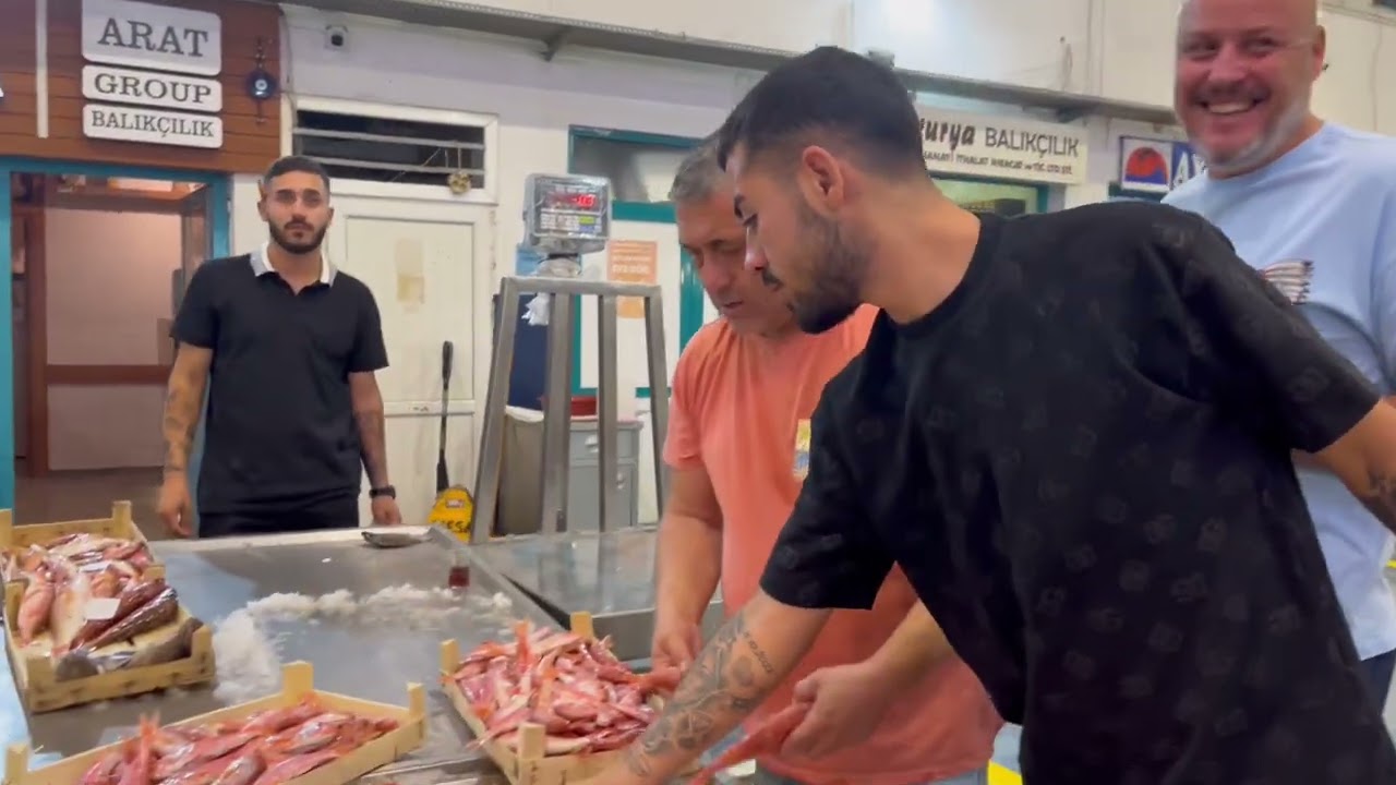 İZMİR BALIK HALİ &ldquo;Barbun S&uuml;per &ldquo;