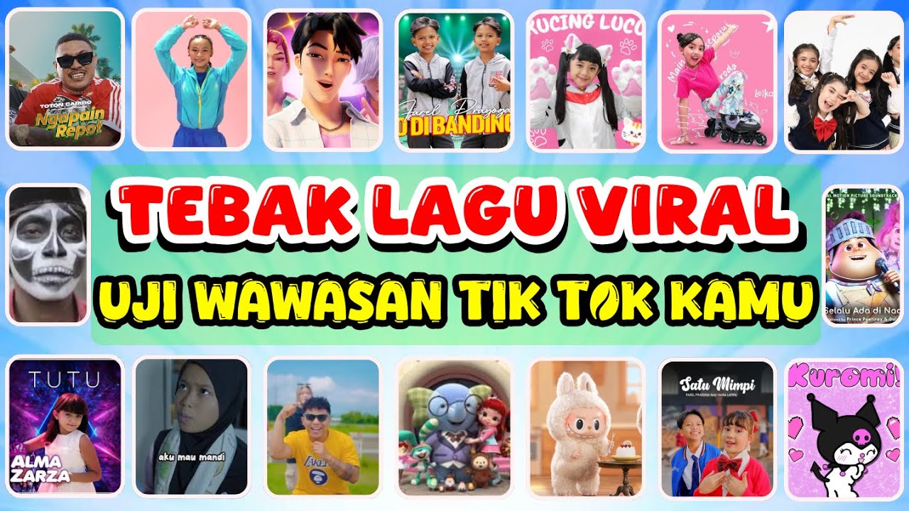 TEBAK LAGU VIRAL 💕UJI WAWASAN TIK TOK KAMU⁉️😍🎁ojo dibandingke, Selalu ada dinadimu, kewer kewer,