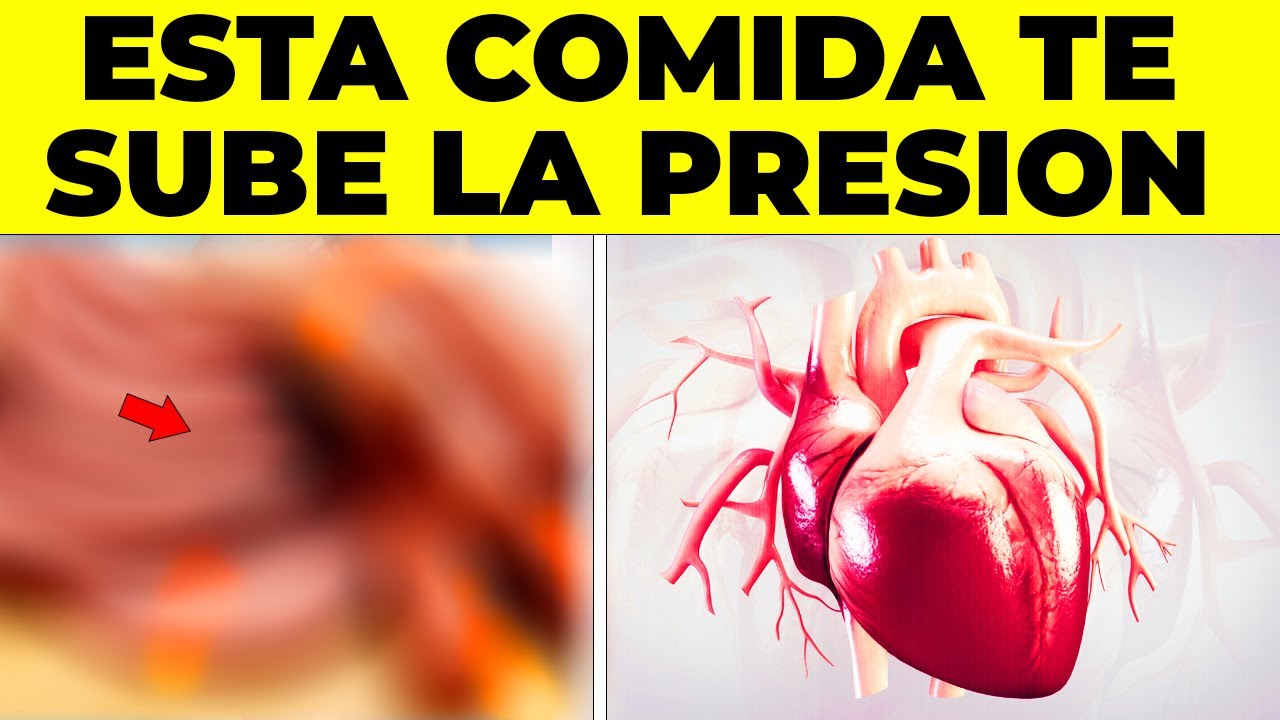 ¡ALERTA! Este alimento es el que MÁS TE SUBE LA PRESIÓN y nadie te lo dice