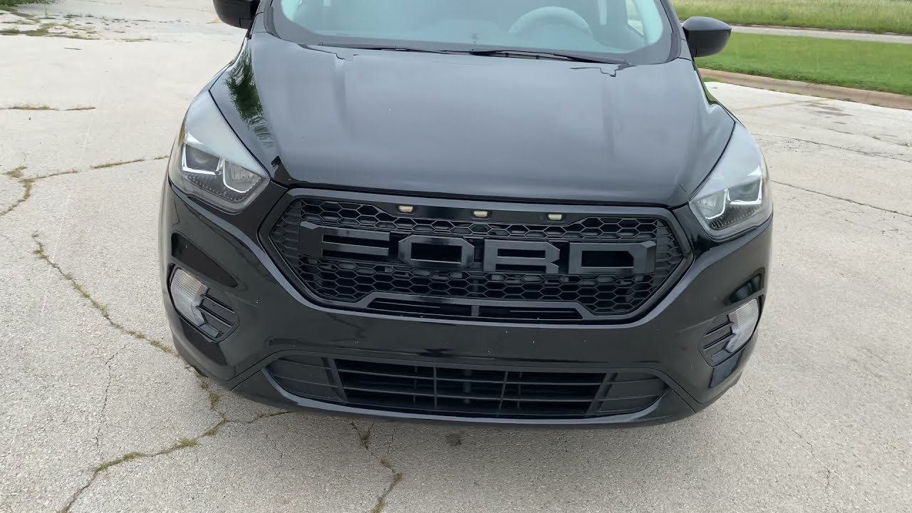 2017 Ford Escape with LED Raptor Grille; Part 2