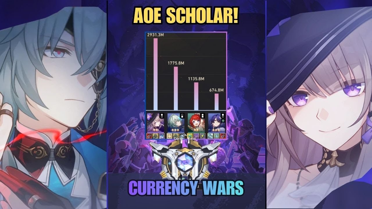 AoE Cosmic Scholar Anaxa + Herta | Currency Wars Wealth Creator 5
