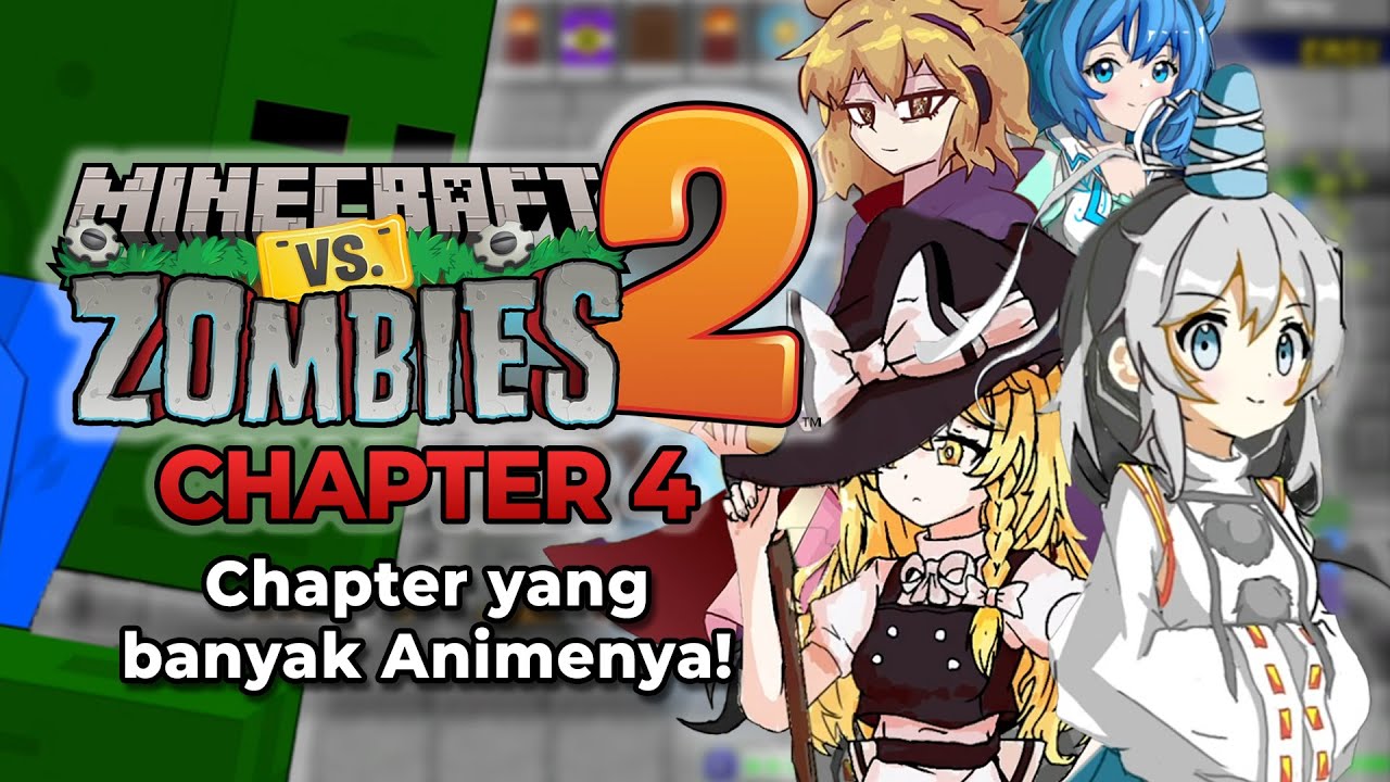 Peta Menuju Jembatan Giant Zombie | Minecraft vs Zombies 2 Chapter 4
