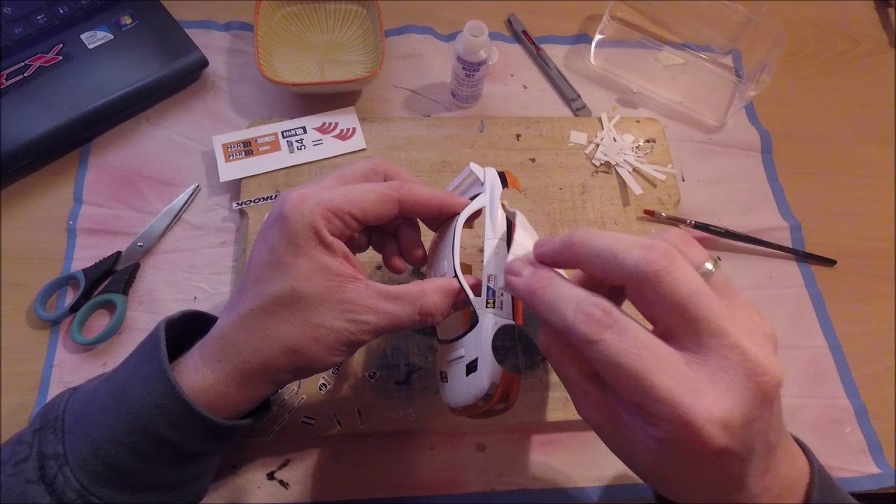 Pintar coches Slot o Scalextric (como poner calcas)