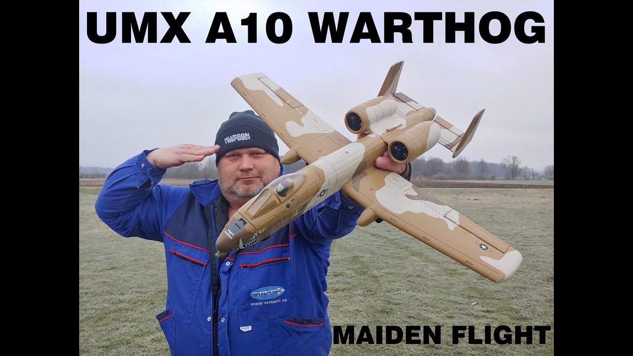 UMX A-10 Thunderbolt II 30mm EDF jet BNF 562mm Snow Maiden flight