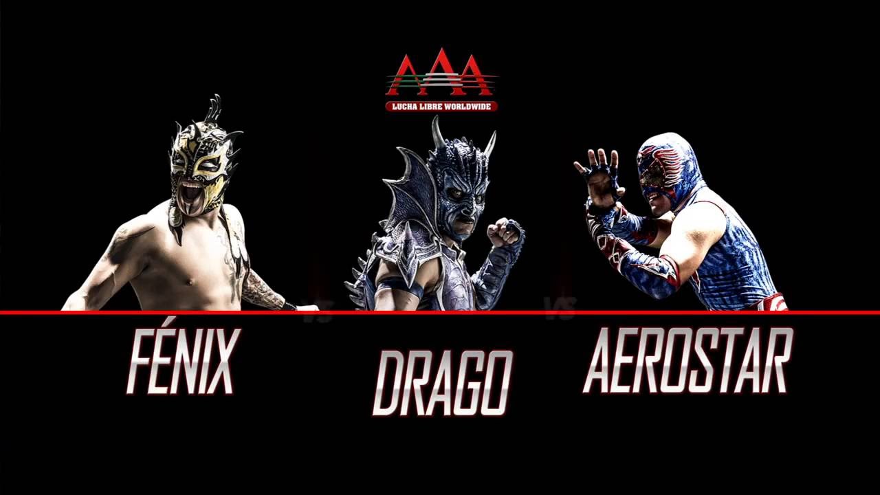 AAA Worldwide desde Ecatepec  Fénix vs Drago vs Aerostar
