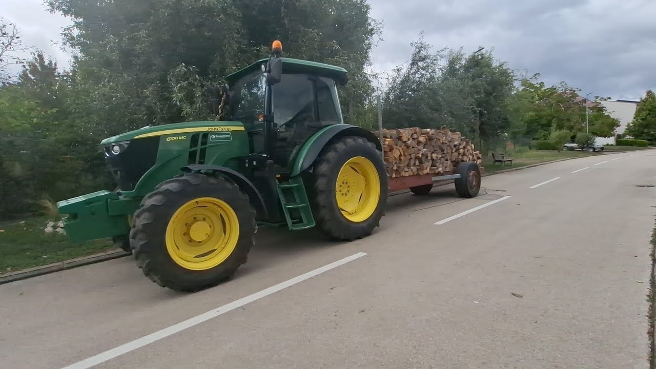 Vožnja drva u susjedni grad🚜🚜🚜