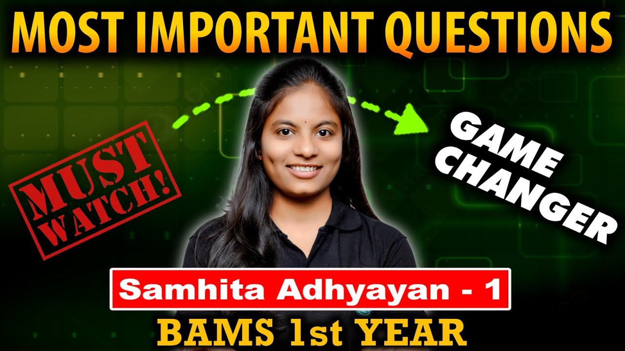SAMHITA IMPORTANT QUESTIONS