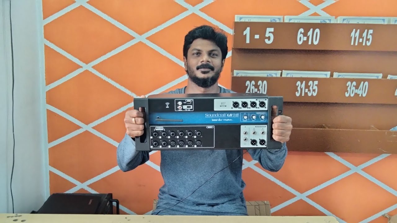 soundcraft ui16 unboxing | first experience| Tamil review