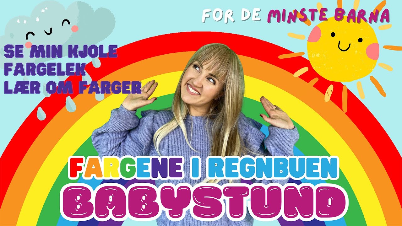 Molly og Mi - 🌈Fargene i Regnbuen🌈(Barnesanger p&aring; norsk)