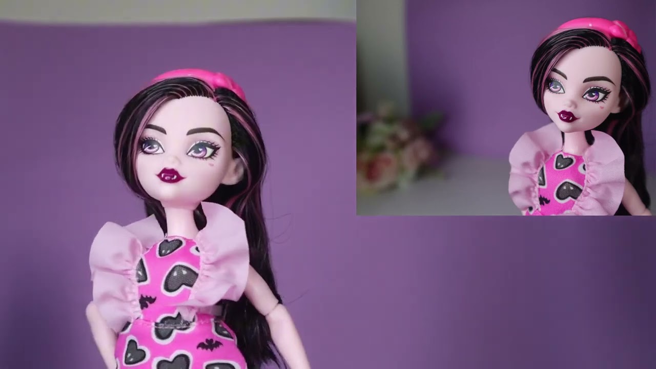 Monster High Draculaura Monsteristas doll  Unboxing & Review