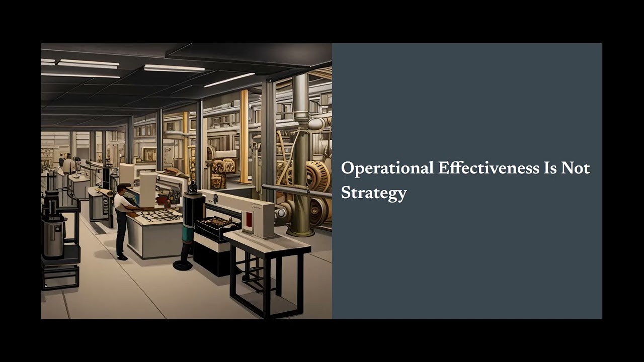 Operational Effectiveness Is Not Strategy