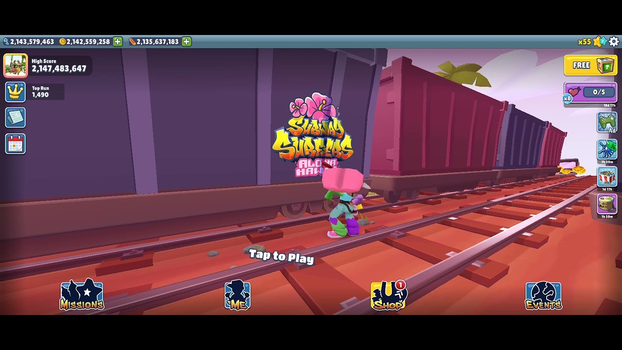 How to get all characters and boards in Subway surfers aloha Hawaii 2025 valentine's special