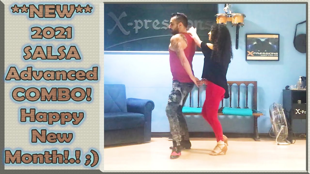 NEW! Advanced SALSA COMBO 2021! ~Spin on 1-2-3~  [.FULL LESSON.]