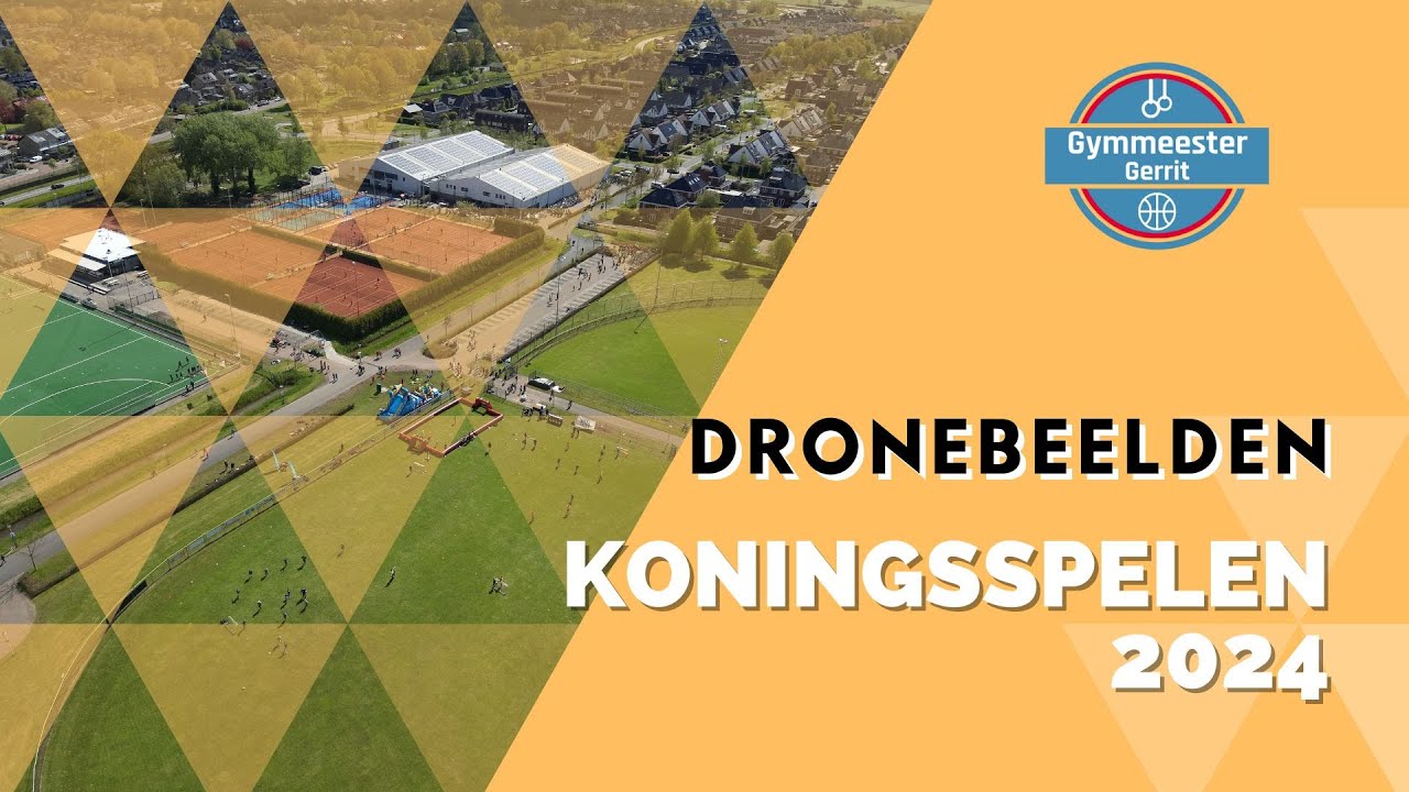 Dronebeelden Koningsspelen Meppel 2024