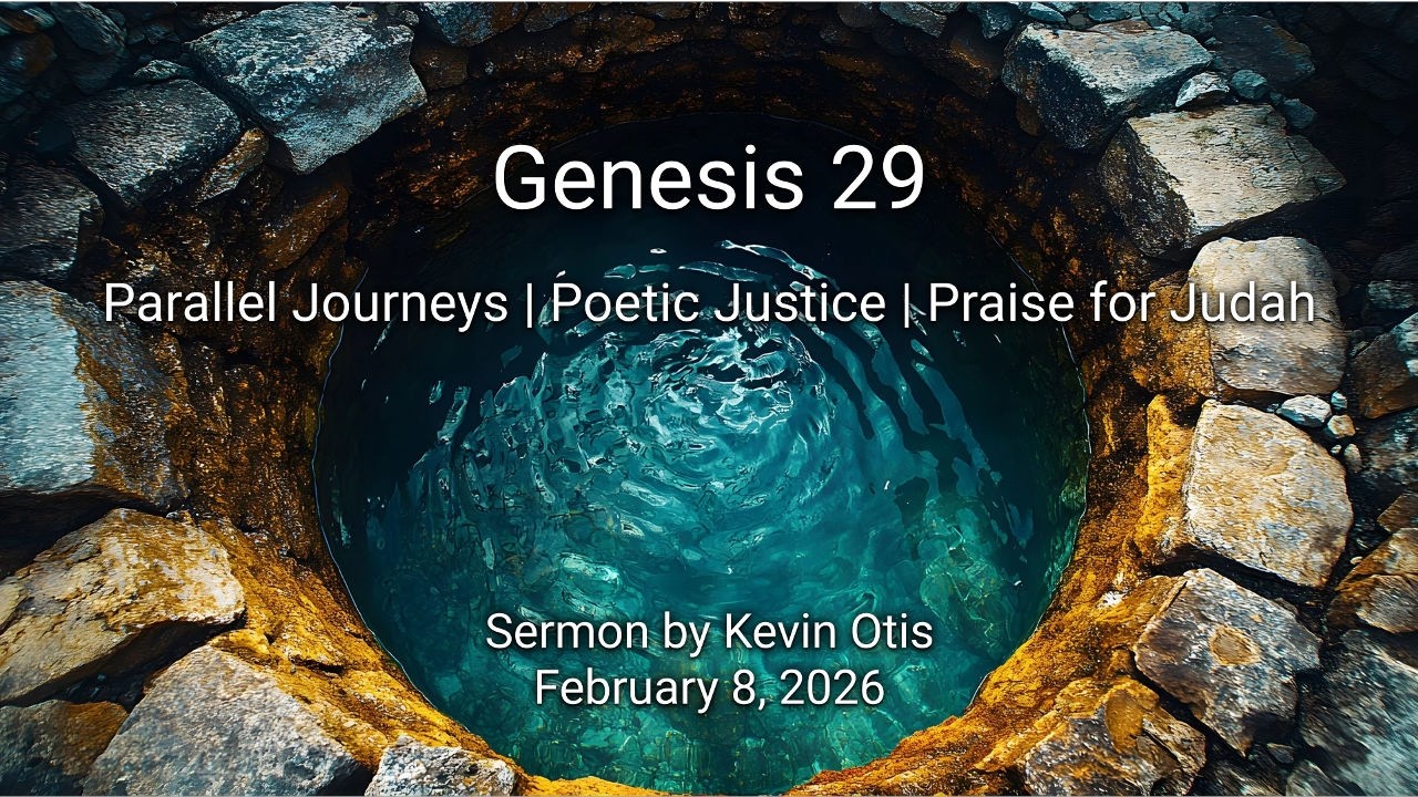 Journeys, Justice, and Judah: Genesis 29 #DiveDeepTogether Spirit-filled church!