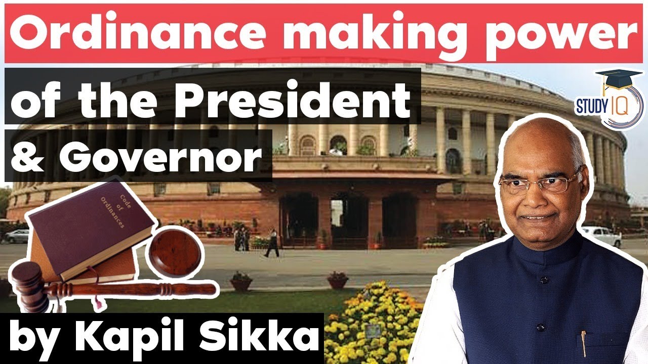 Ordinance making power of the President and Governor - Delhi Judicial Services Exam, Punjab PCS J