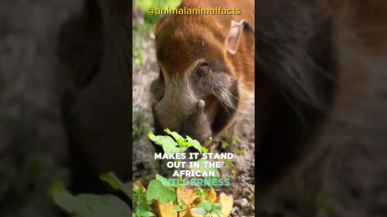 Red River Hog &ndash; The Exotic Wild Pig! #animallover #facts #animals