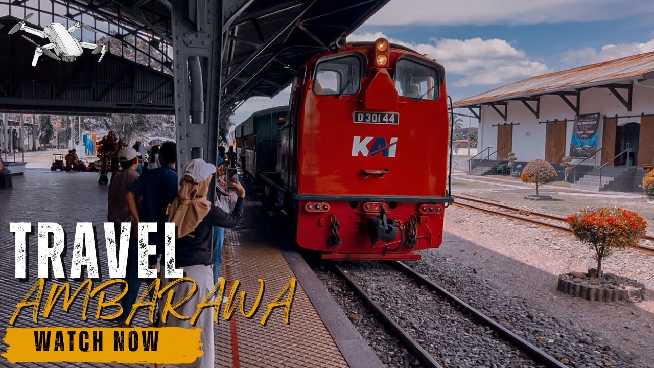 NAIK KERETA BELANDA BERUSIA RATUSAN TAHUN‼️STASIUN AMBARAWA (WILLEM I)‼️