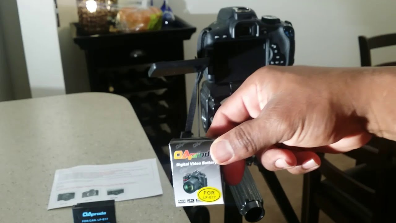 OAproda batteries for the Canon T6i camera GOOD Choice