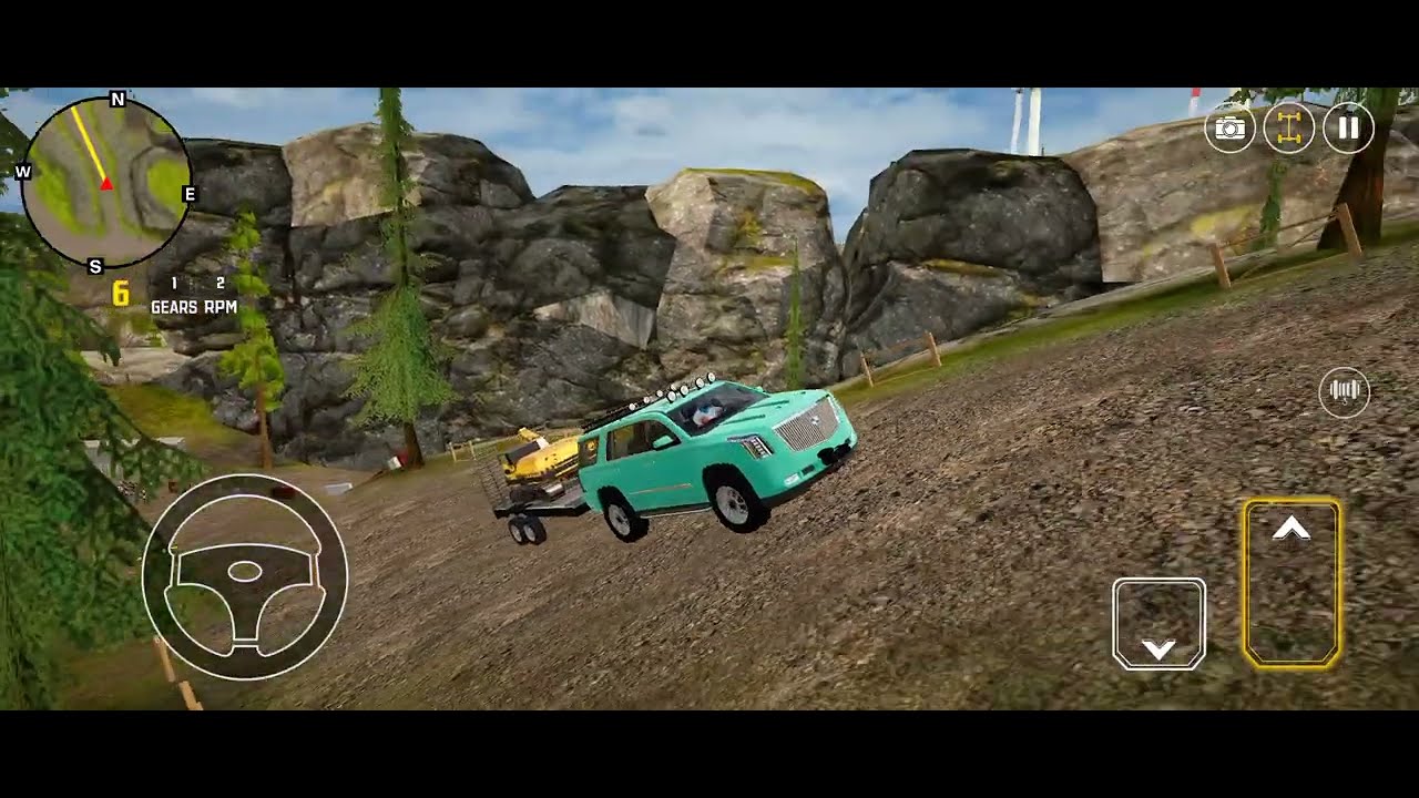 4x4 Offroad Jeep Driving Simulator 3D - Drive SUV 4x4 Jeep Offroad Game - Android Gameplay 
