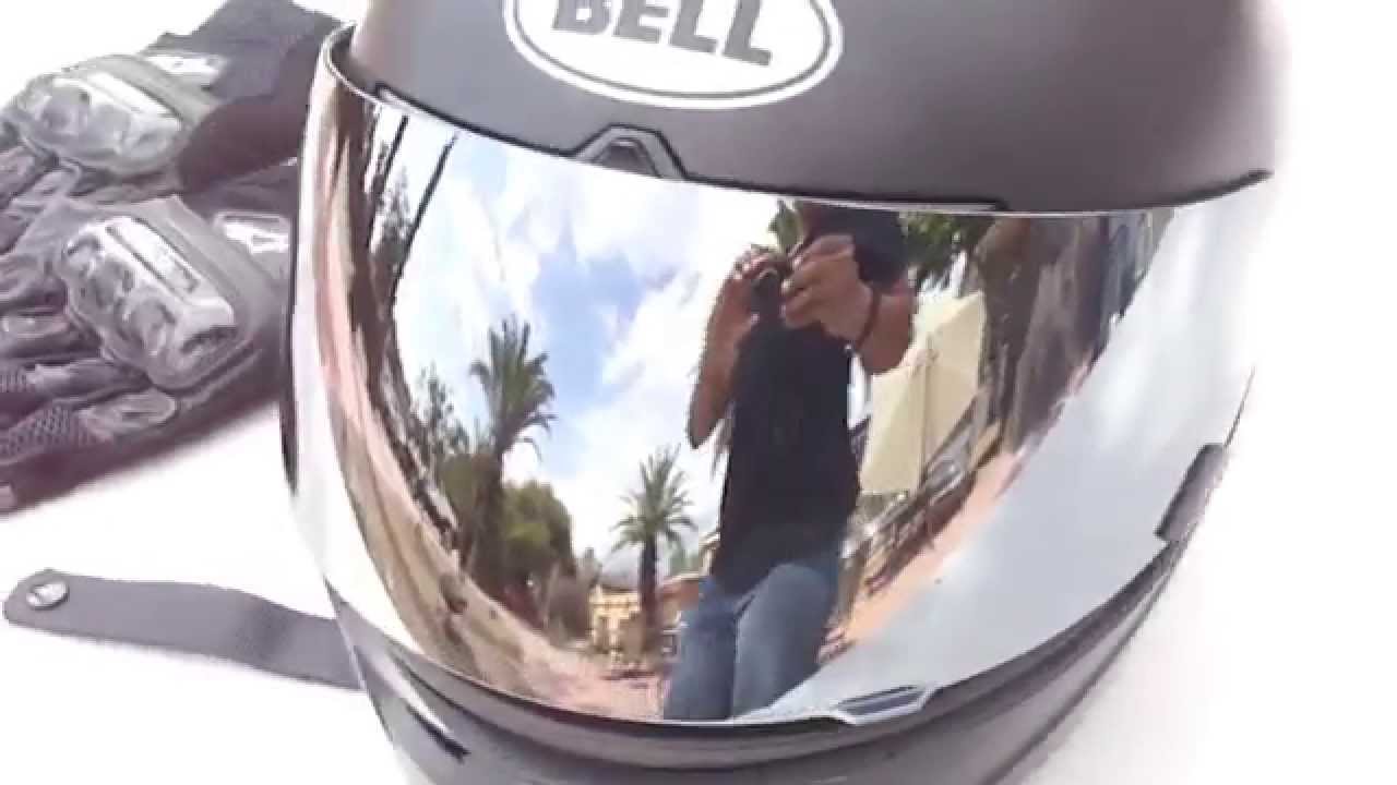 BELL VORTEX + LIGHT VS DARK IRIDIUM VISOR