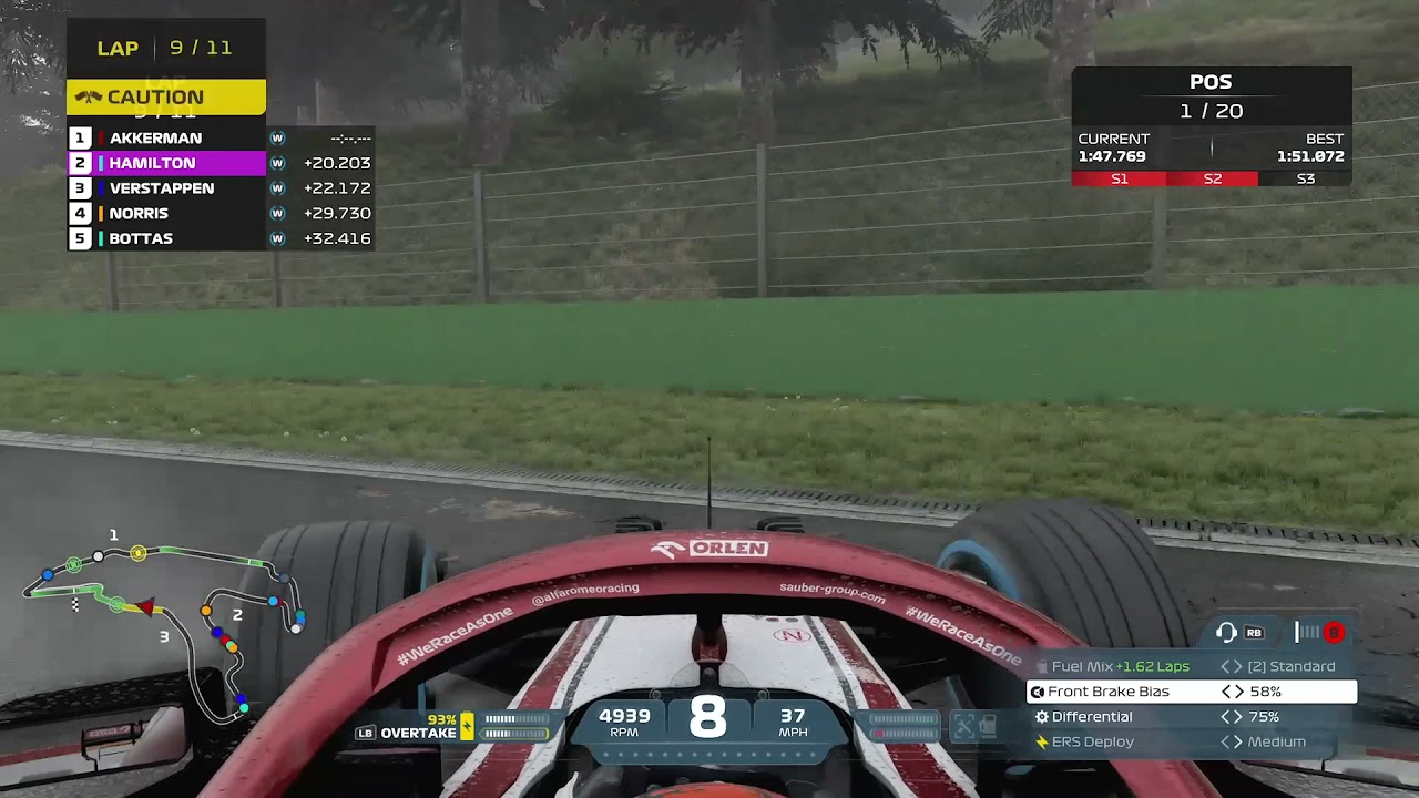 F1&reg; 2021 | WHAT A SAVE BY CASPER AKKERMAN (NO braking point spoilers)