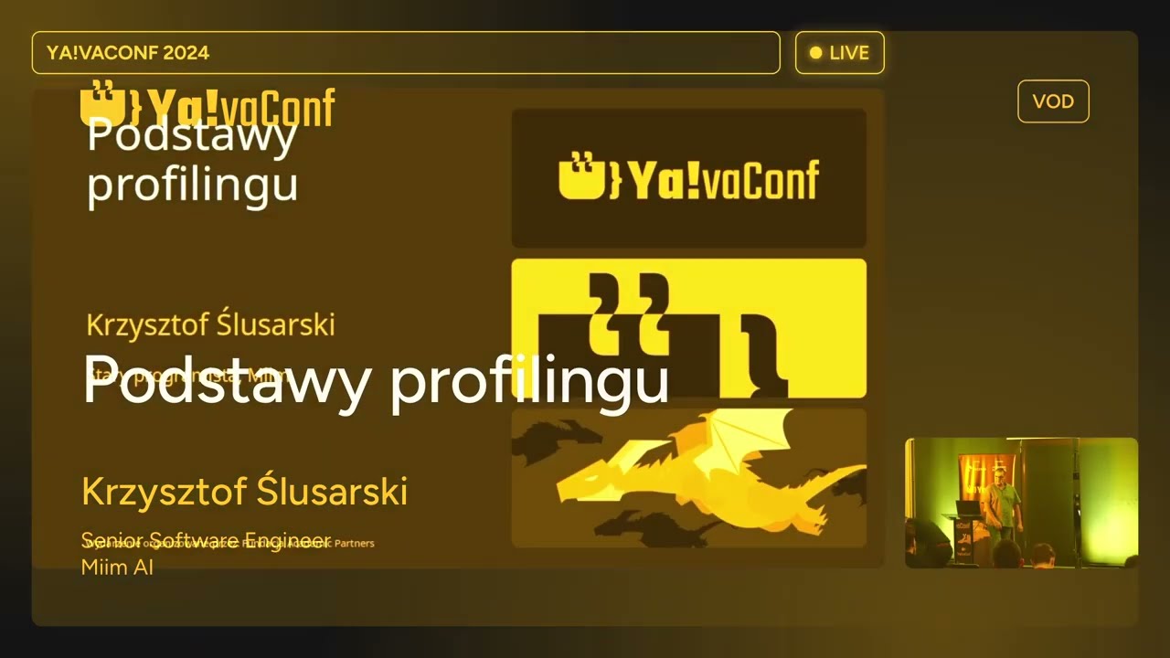 Ya!vaConf 2024 - Krzysztof Ślusarski - 