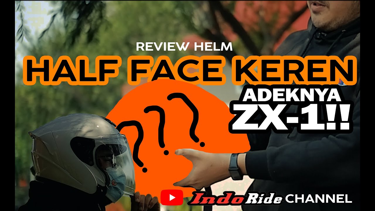NIH DIA HELM HALF-FACE PALING KEREN SE-INDONESIA! | REVIEW NJS KAIROZ ZX-1