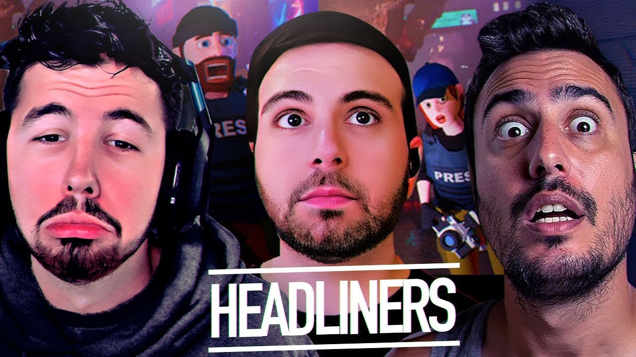 REPORTEROS de MONSTRUOS DE TERROR! con FARGAN y VEGETTA | Headliners